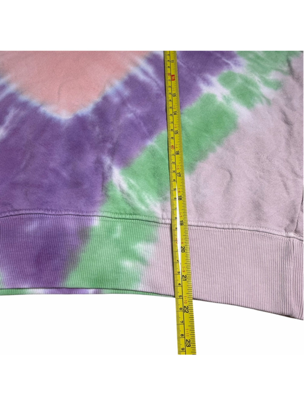 Daydreamer Free People Flying V Varsity Tie Dye Crew Sweatshirt Women’s Size XS - Picture 7 of 8